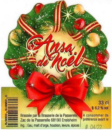 Etiquette BRASSERIE LA PASSERELLE 78