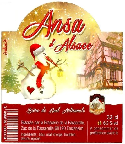 Etiquette BRASSERIE LA PASSERELLE 81