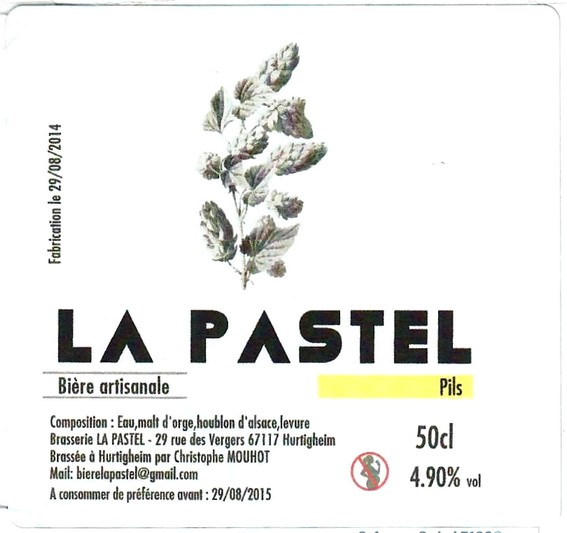 etiquette BRASSERIE LA PASTEL 03