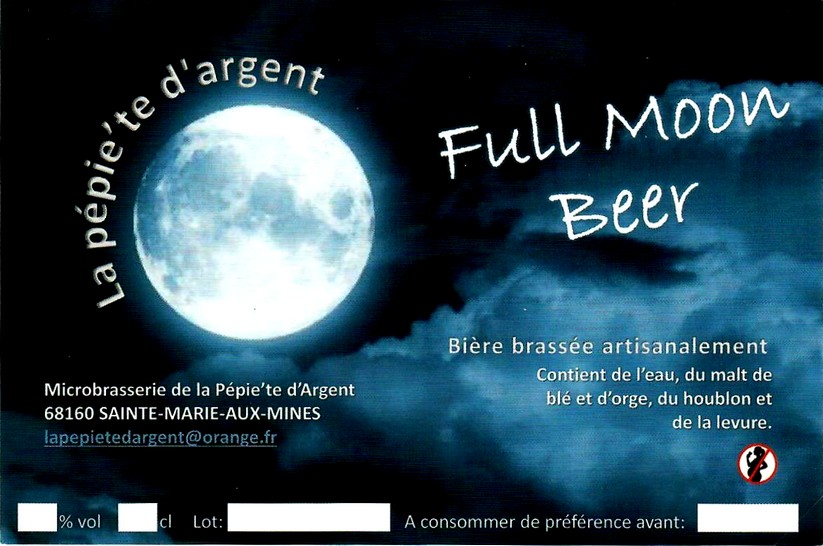 etiquette BRASSERIE LA PEPIETE D'ARGENT 03