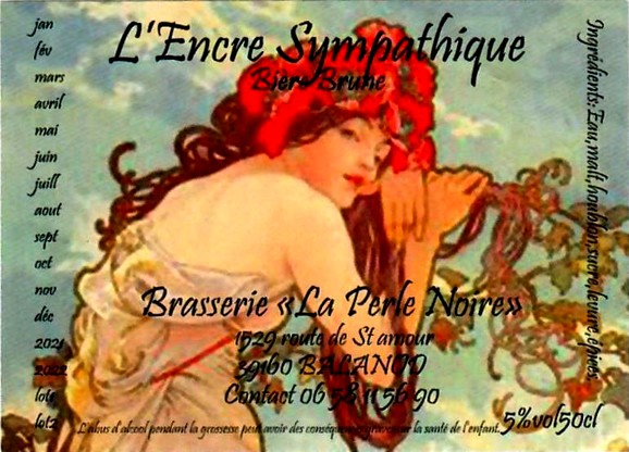 etiquette BRASSERIE LA PERLE NOIRE 03