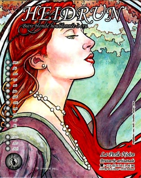 Etiquette BRASSERIE LA PERLE NOIRE 05