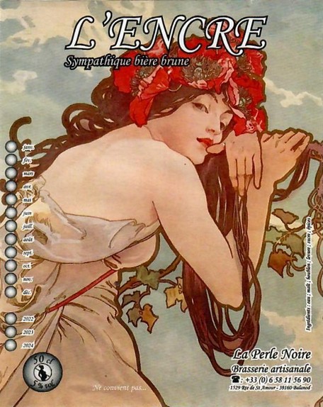 Etiquette BRASSERIE LA PERLE NOIRE 09