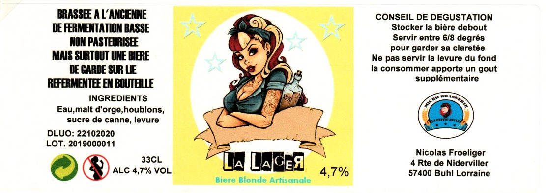 etiquette BRASSERE LA PETITE BULLE 03