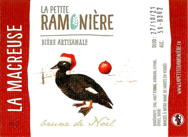 Etiquette BRASSERIE LA PETITE RAMONIERE 04