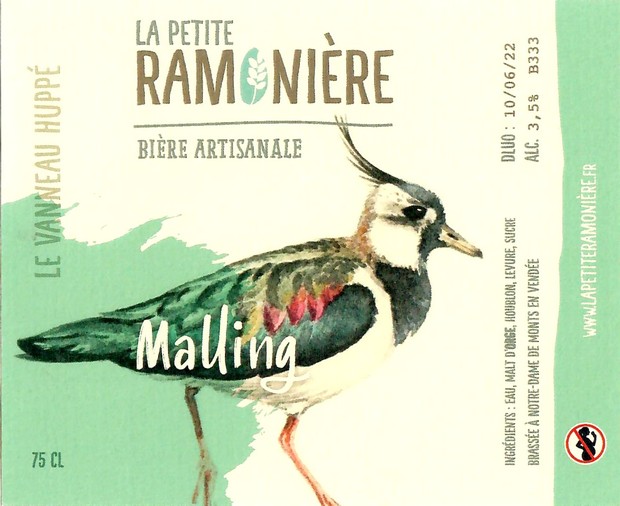 Etiquette BRASSERIE LA PETITE RAMONIERE 07