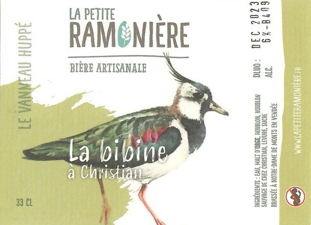 Etiquette BRASSERIE LA PETITE RAMONIERE 08