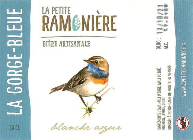 Etiquette BRASSERIE LA PETITE RAMONIERE 10