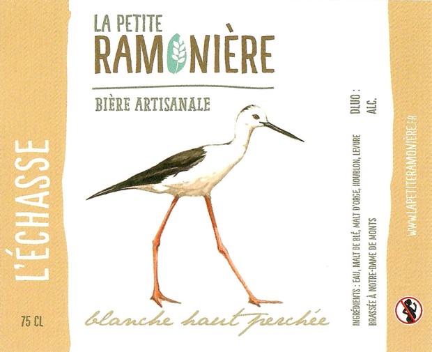 Etiquette BRASSERIE LA PETITE RAMONIERE 20