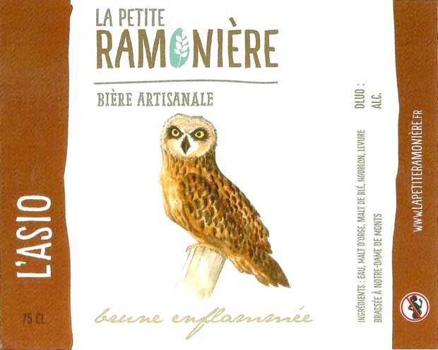 Etiquette BRASSERIE LA PETITE RAMONIERE 24