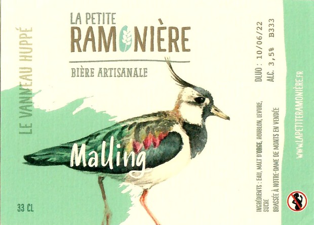 Etiquette BRASSERIE LA PETITE RAMONIERE 28