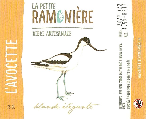 Etiquette BRASSERIE LA PETITE RAMONIERE 29