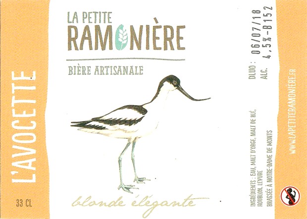 Etiquette BRASSERIE LA PETITE RAMONIERE 35