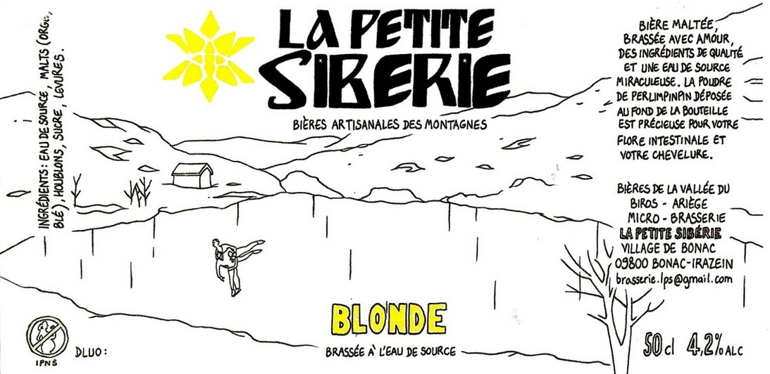 etiquette BRASSERIE LA PETITE SIBERIE 03