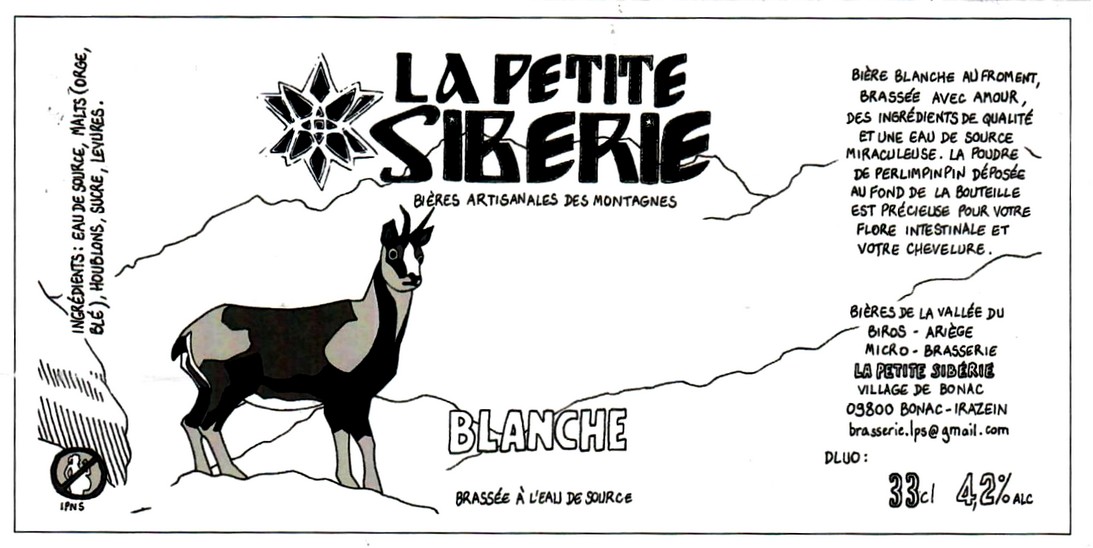 etiquette BRASSERIE LA PETITE SIBERIE 04