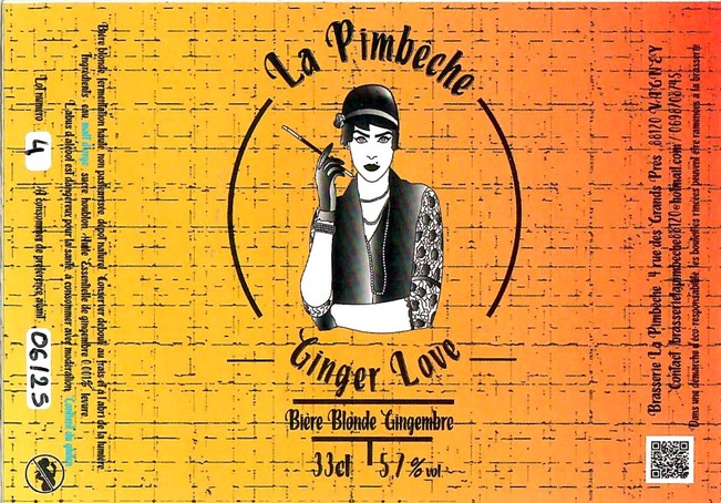 Etiquette BRASSERIE LA PIMBECHE 02