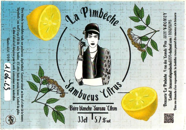 Etiquette BRASSERIE LA PIMBECHE 10