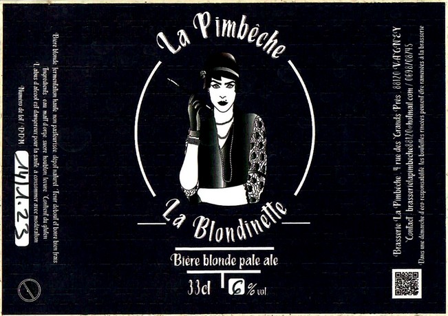 Etiquette BRASSERIE LA PIMBECHE 11