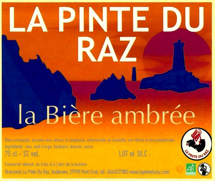 etiquette BRASSERIE LA PINTE DU RAZ 03