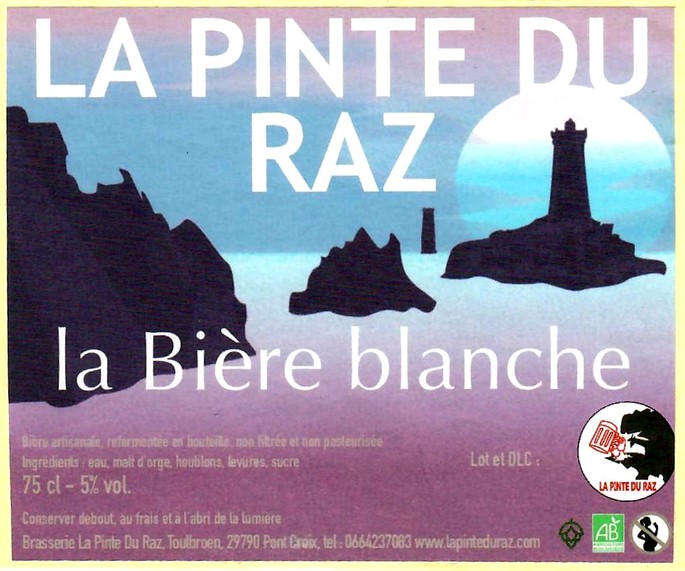 etiquette BRASSERIE LA PINTE DU RAZ 04
