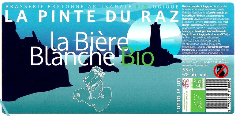 Etiquette BRASSERIE LA PINTE DU RAZ 07