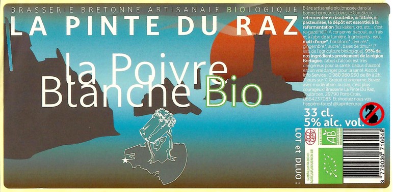 Etiquette BRASSERIE LA PINTE DU RAZ 10