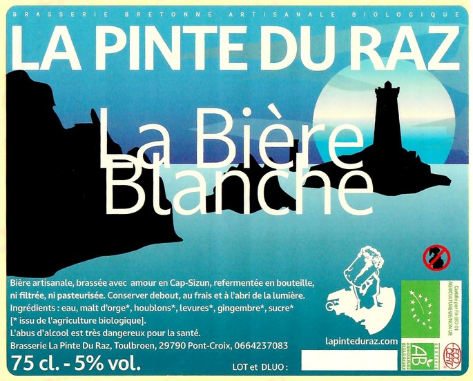 Etiquette BRASSERIE LA PINTE DU RAZ 13