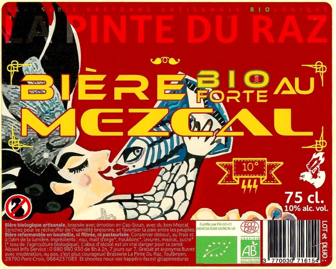Etiquette BRASSERIE LA PINTE DU RAZ 16