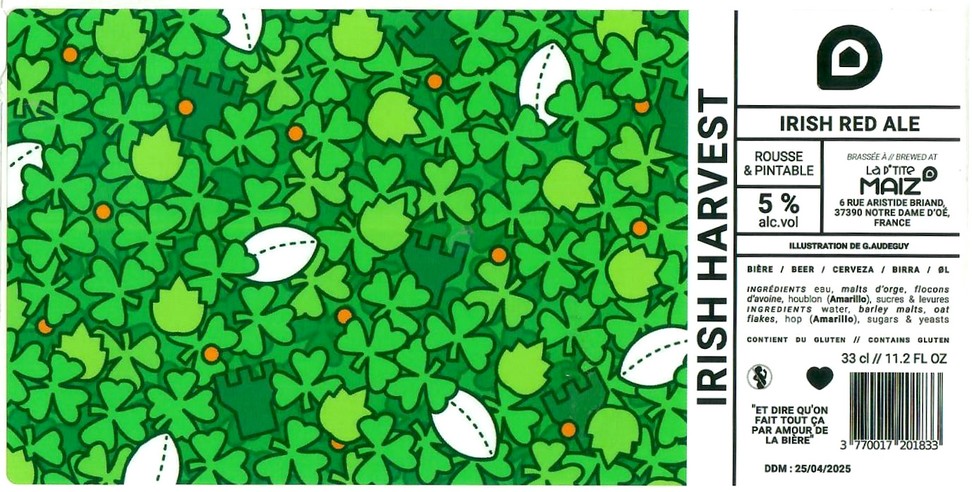 Etiquette BRASSERIE LA PTITE MAIZ 15