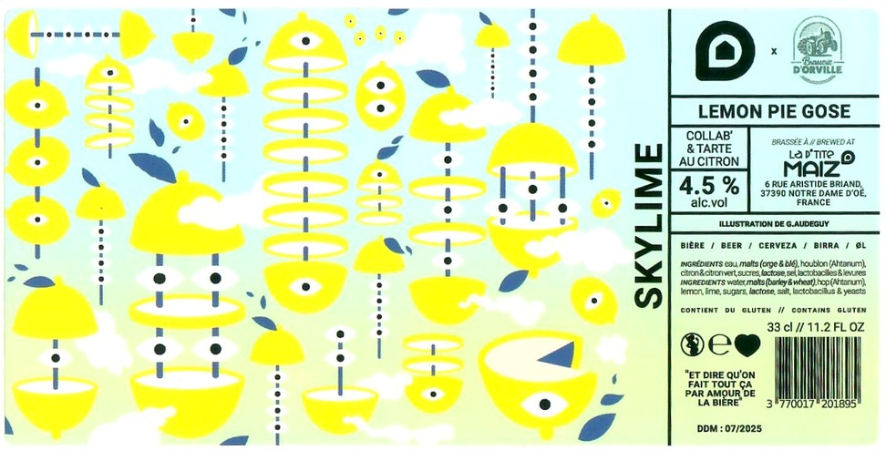 Etiquette BRASSERIE LA PTITE MAIZ 16