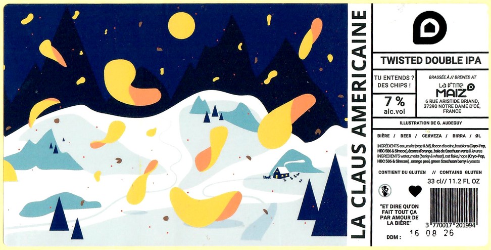 Etiquette BRASSERIE LA PTITE MAIZ 21