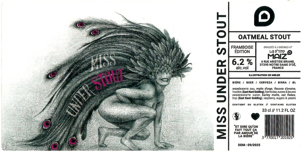 Etiquette BRASSERIE LA PTITE MAIZ 25