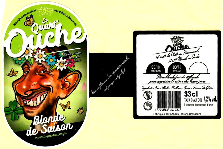etiquette BRASSERIE LA QUART OUCHE 03