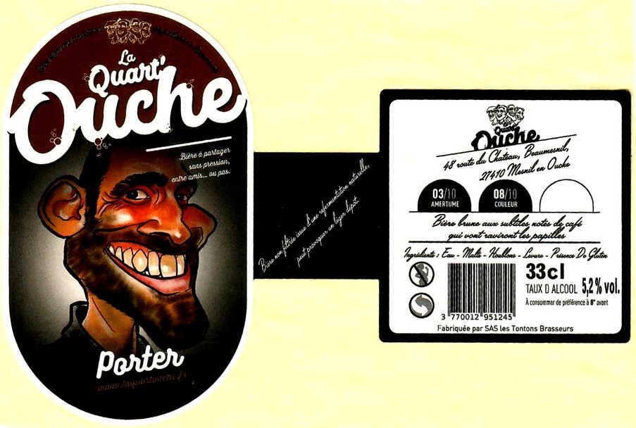 etiquette BRASSERIE LA QUART OUCHE 05
