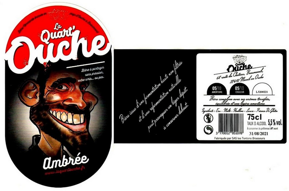 etiquette BRASSERIE LA QUART OUCHE 07