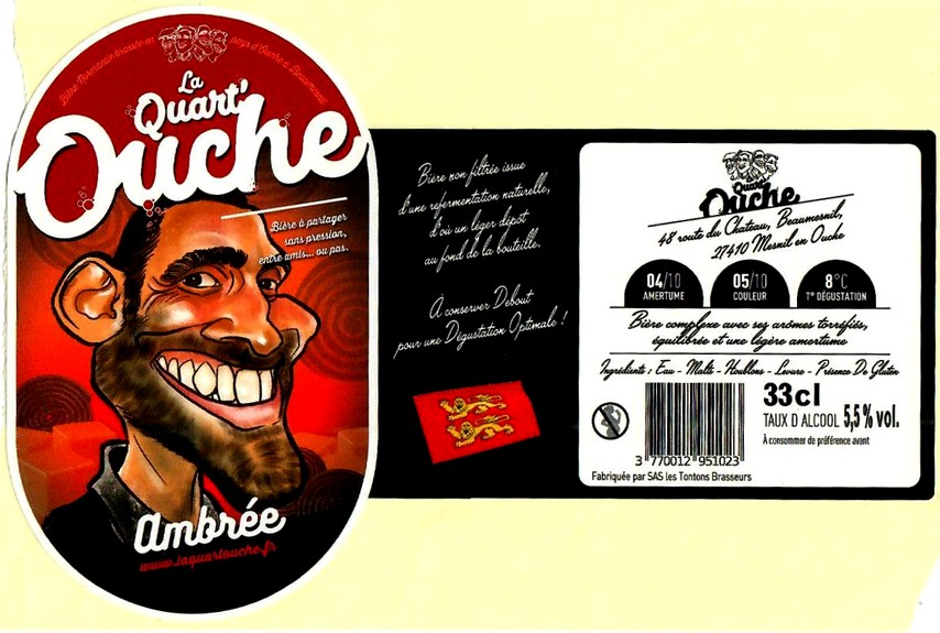 Etiquette BRASSERIE LA QUART'OUCHE 11