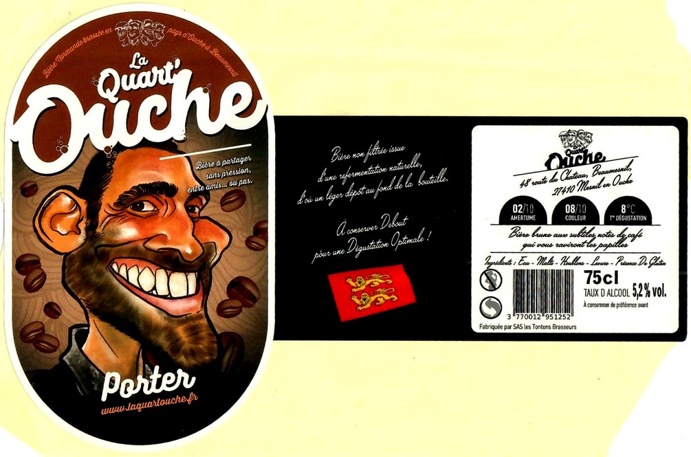 Etiquette BRASSERIE LA QUART'OUCHE 20