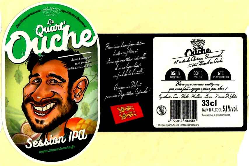 Etiquette BRASSERIE LA QUART'OUCHE 21