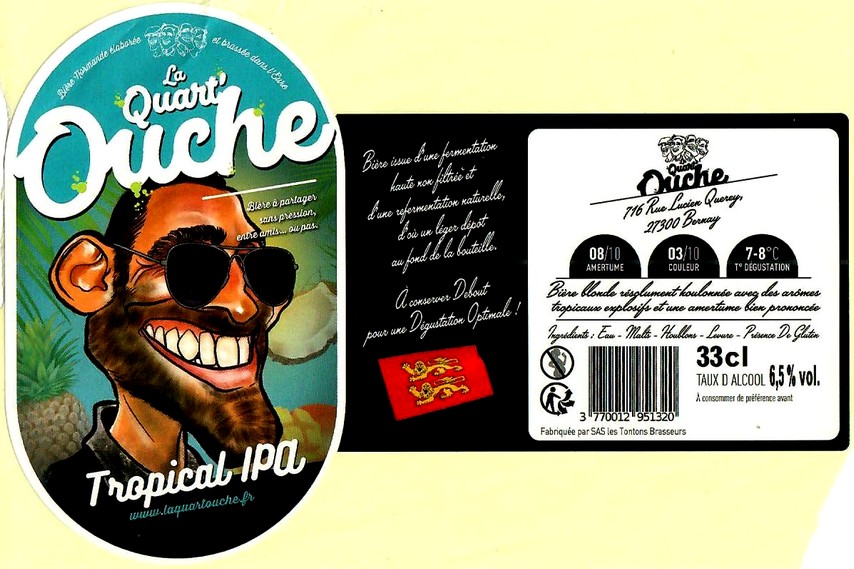 Etiquette BRASSERIE LA QUART'OUCHE 24