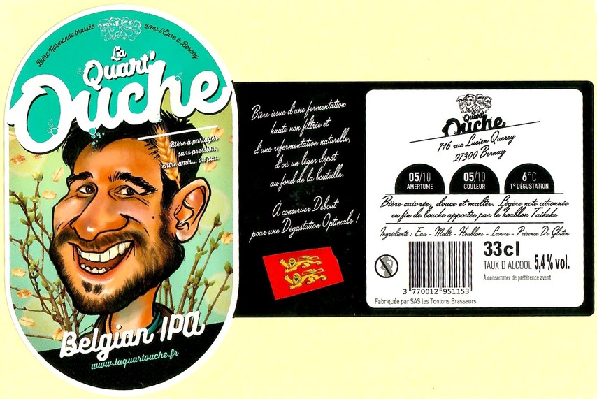Etiquette BRASSERIE LA QUART OUCHE 28