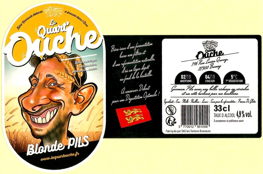 Etiquette BRASSERIE LA QUART OUCHE 30