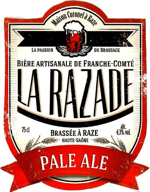 Etiquette BRASSERIE LA RAZADE 03
