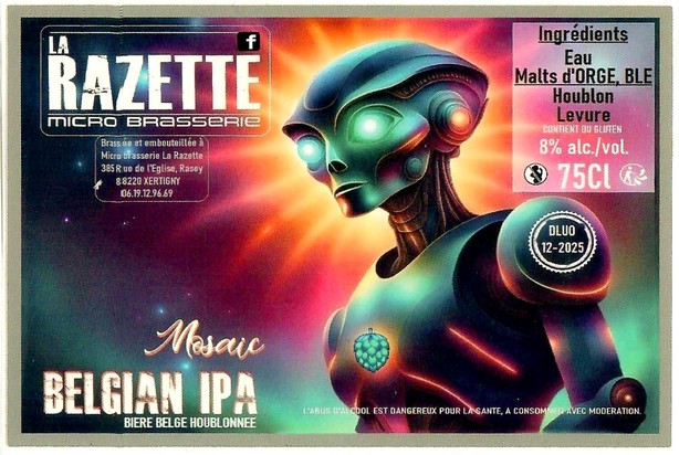 Etiquette BRASSERIE LA RAZETTE 04