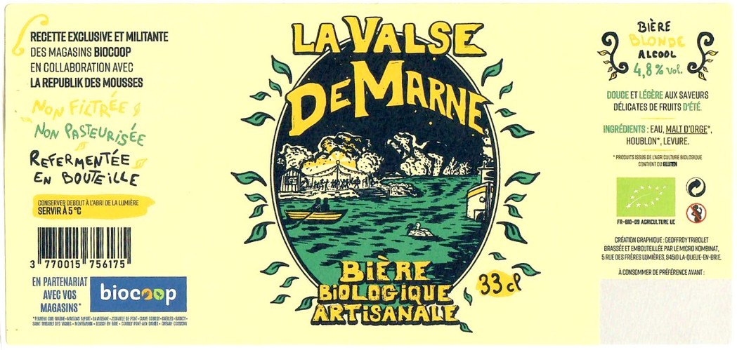 Etiquette BRASSERIE LA REPUBLIK DES MOUSSES 15