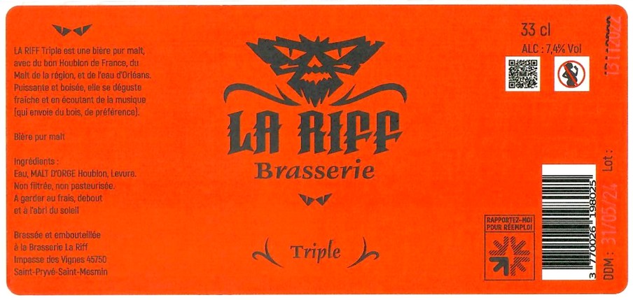 etiquette BRASSERIE RIFF 02