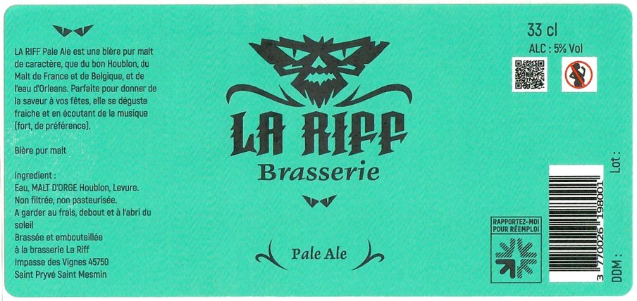 etiquette BRASSERIE RIFF 03