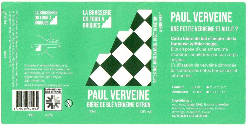 Etiquette BRASSERIE LA RIFF 07