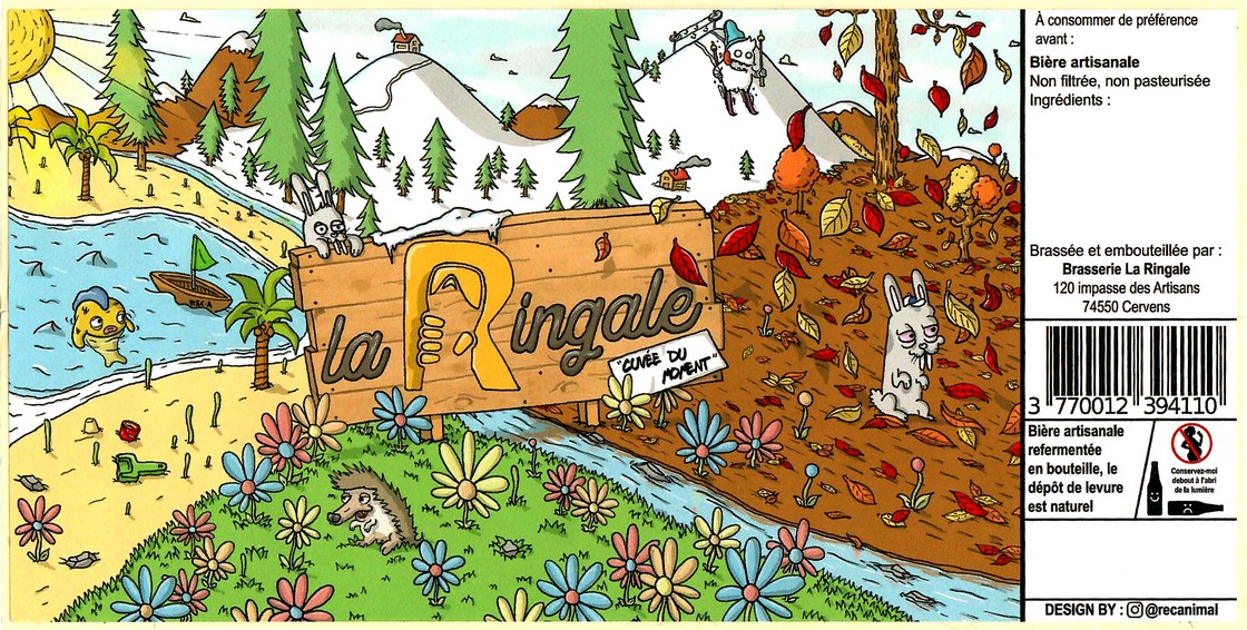 Etiquette BRASSERIE LA RINGALE 04