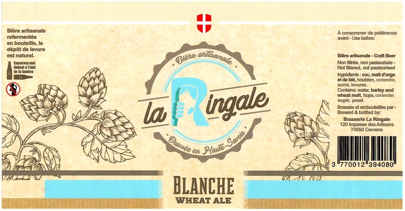 Etiquette BRASSERIE LA RINGALE 09