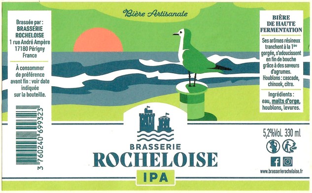 Etiquette BRASSERIE ROCHELOISE 04